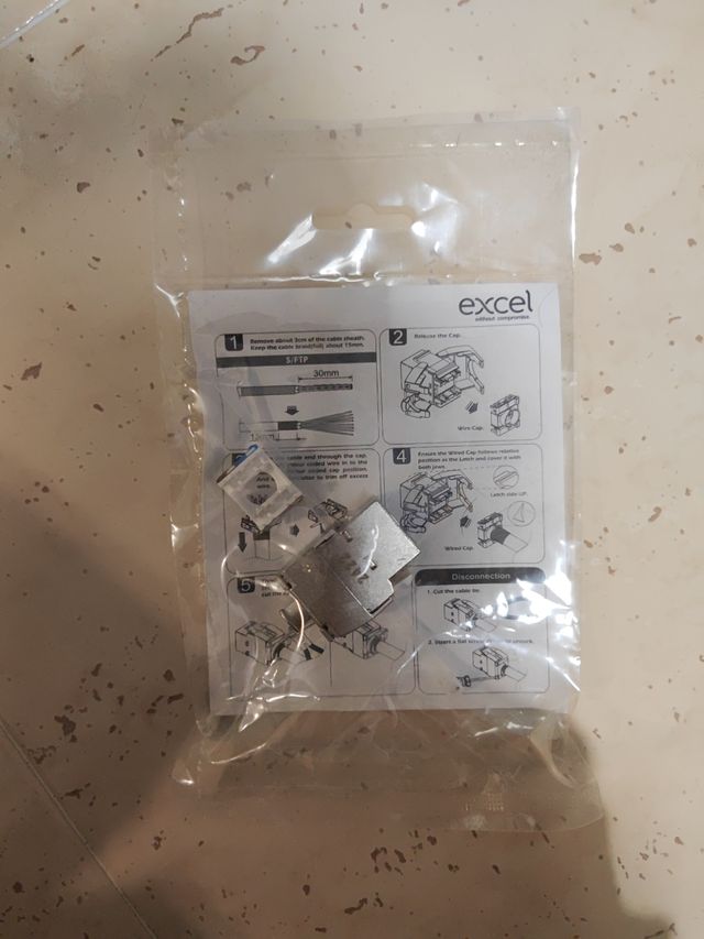 10 Clavija RJ45 FTP hembra