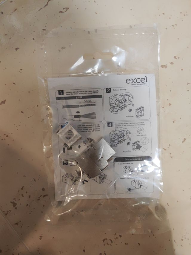 10 Clavija RJ45 FTP hembra