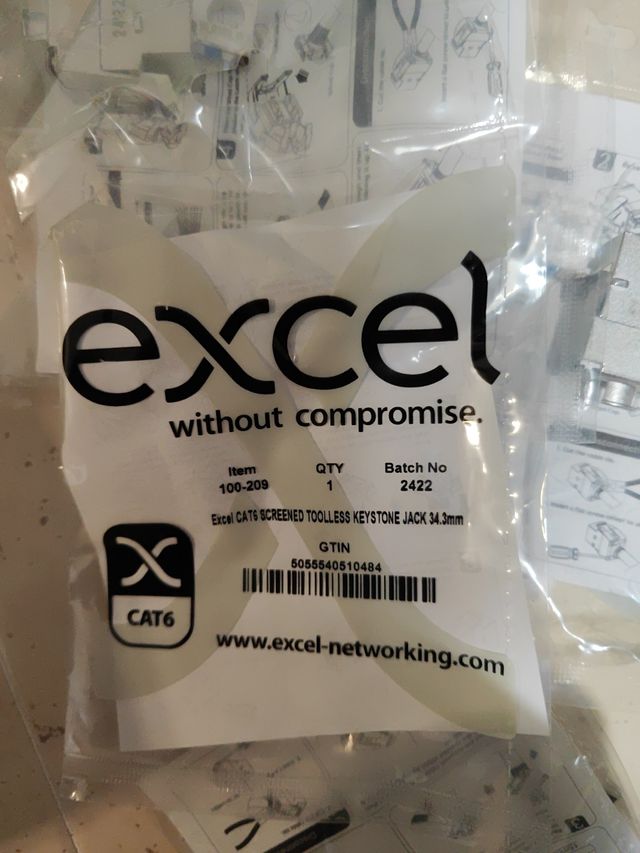 10 Clavija RJ45 FTP hembra