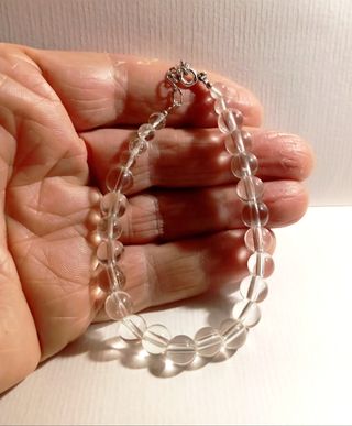 Pulsera de cuarzo blanco