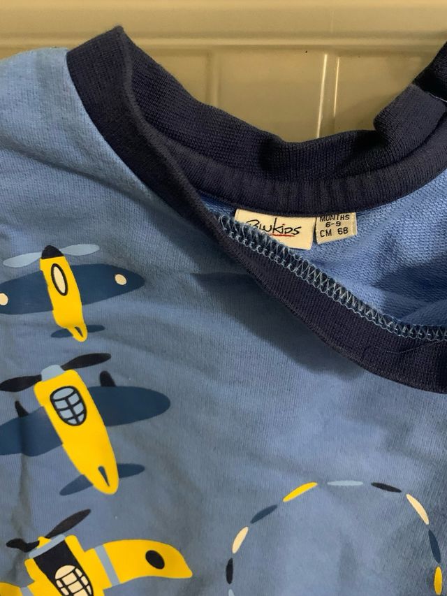 Felpa T-shirt Blukids aeroplani