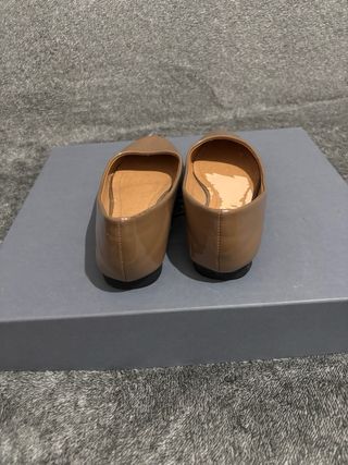 Ballerine scarpe basse marrone caramello 38