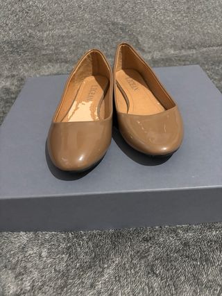 Ballerine scarpe basse marrone caramello 38