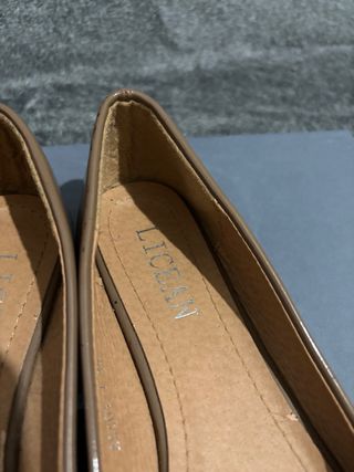 Ballerine scarpe basse marrone caramello 38