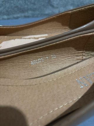 Ballerine scarpe basse marrone caramello 38