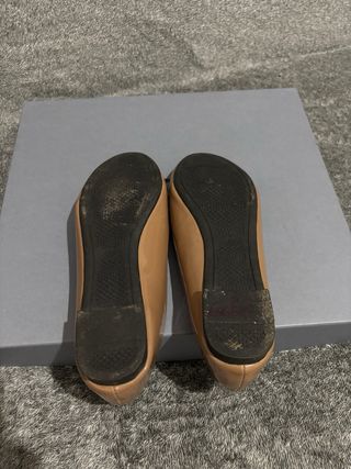 Ballerine scarpe basse marrone caramello 38