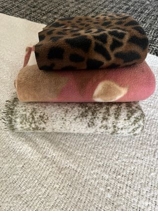 Set 3 sciarpe in pile