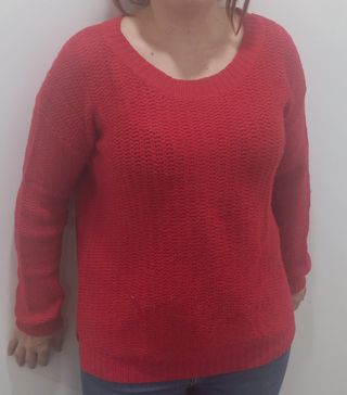 Jersey rojo de lana