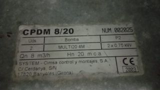 2x Gruppo di pressione ESPA Multi 20 4M