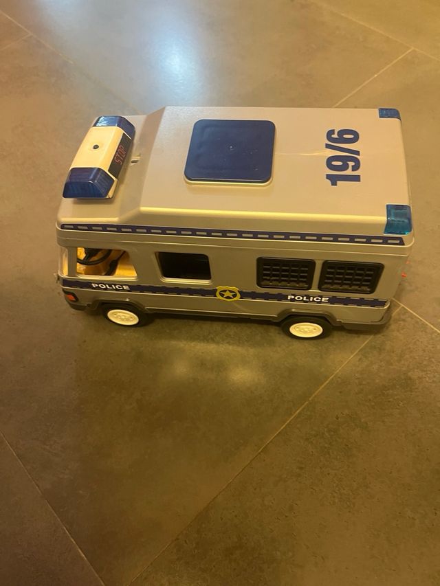 Furgón Autobus Policia Playmobil Playmobil Furgón Antidisturbios