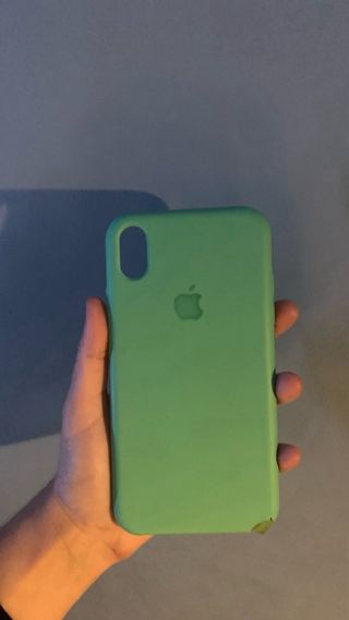Funda iphone XR verde turquesa