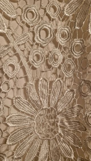 Vestido blanco fiesta encaje delantero