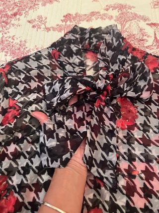 Blusa estampada de Zara