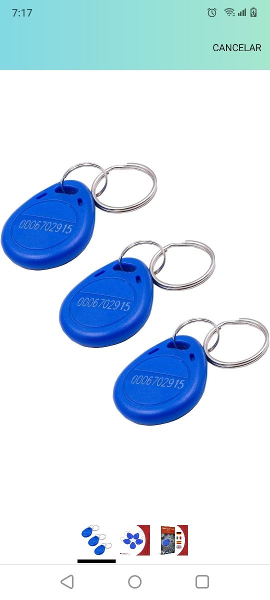 AZDelivery 20 x Chips RFID con Transpondedor de 12