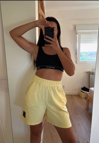 Pantalón corto chándal Bershka