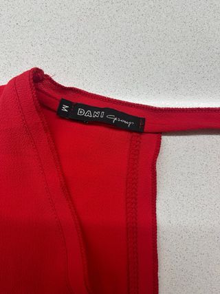 Maglia camicia rossa Dani made in italy