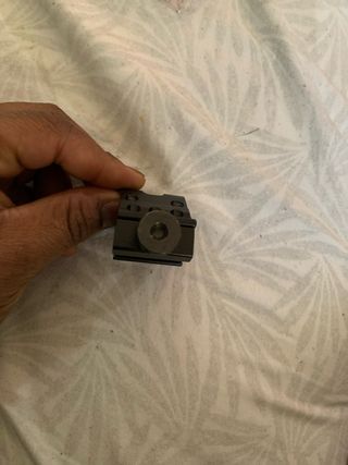 Enganche linterna a rail