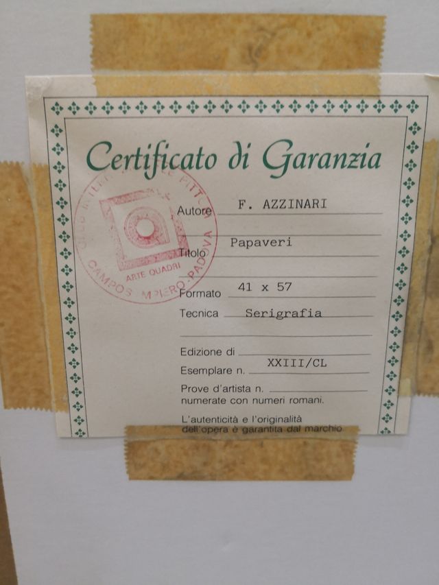 Pintura em serigrafia