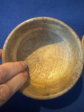 3 ciotole legno di mango