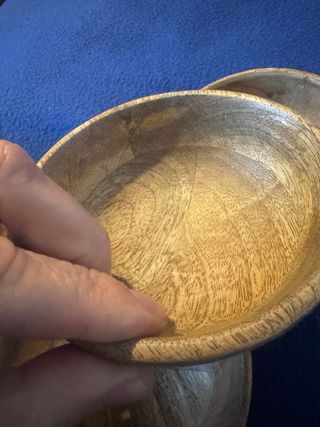 3 ciotole legno di mango