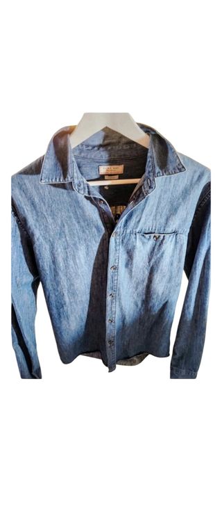ZARA man / Slim Fit - camisa vaquera. 
