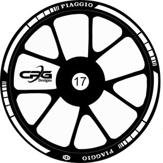 PIAGGIO pegatinas llantas todas las medidas