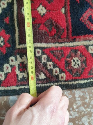 Alfombra persa anudada a mano