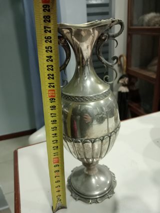 Set 3 pezzi Vintage lega plettro coppe candelabbro