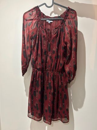 Vestido midi estampado
