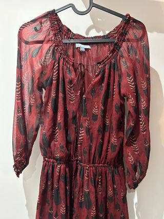 Vestido midi estampado