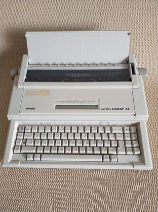 Máquina de escribir.