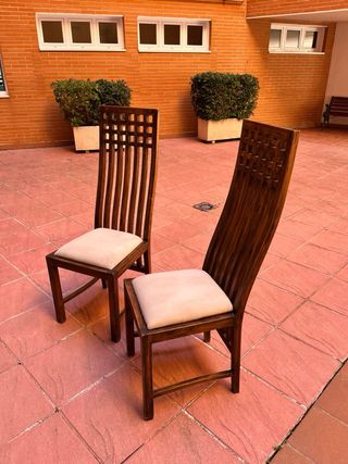 Dos sillas Teca aunténtica