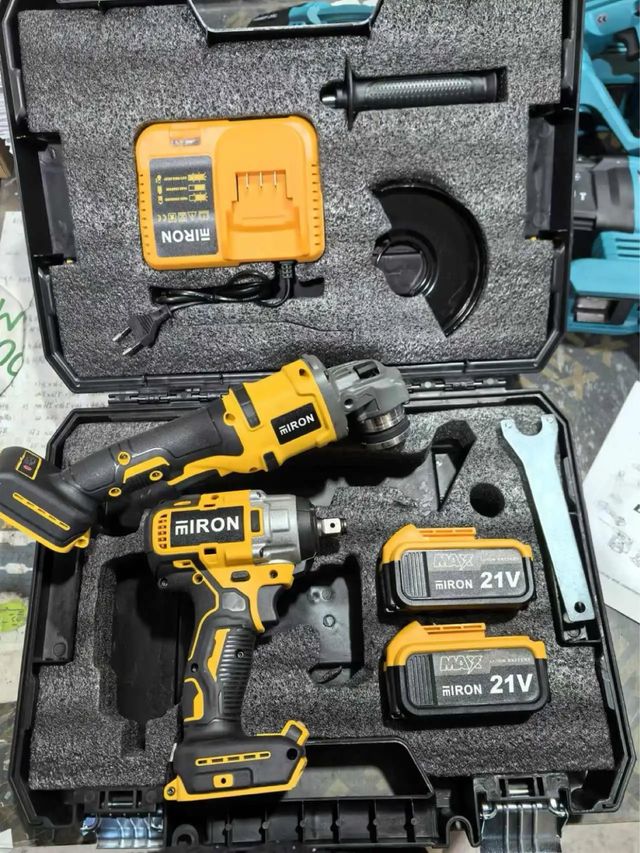 kit Amoladora Angular y Llave de Impact IRON