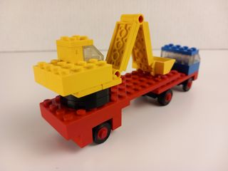 Lego 649, Camión góndola con excavadora (1972).