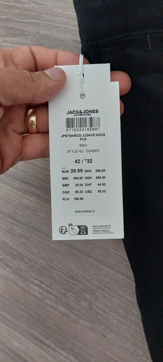 Calças Jack & Jones slim fit (ver tamanho fotos)