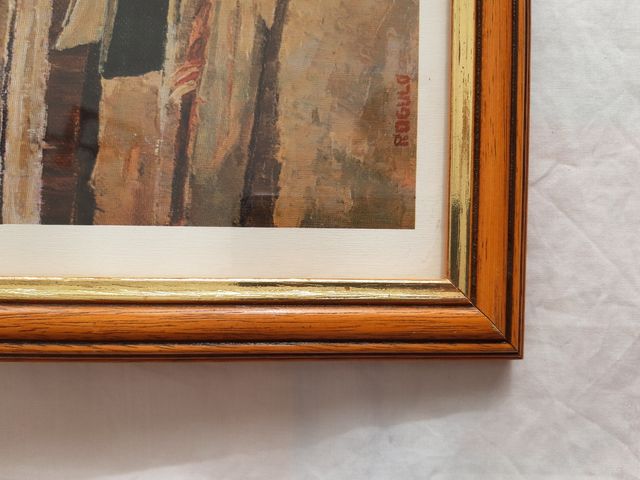 Marco de madera con lamina