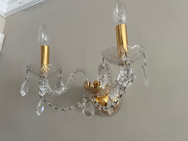 Lamparas de techo y apliques a juego