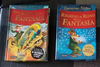 Lote de 2 libros Geronimo Stilton