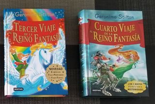 Lote de 2 libros Geronimo Stilton
