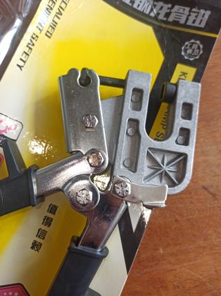 Pinzas para quilla, alicates, punzón para engarzar