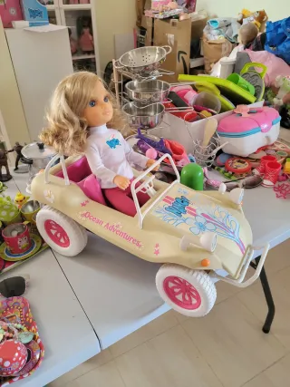 Coche y muñeca nancy new