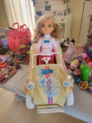 Coche y muñeca nancy new