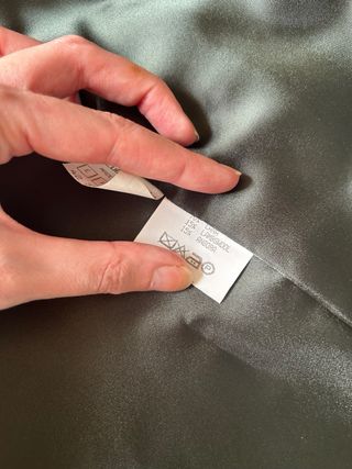 Abrigo lana largo vintage alta costura verde