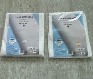 2 fundas protectoras de almohada