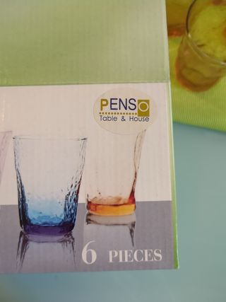 6 bicchieri da pasto