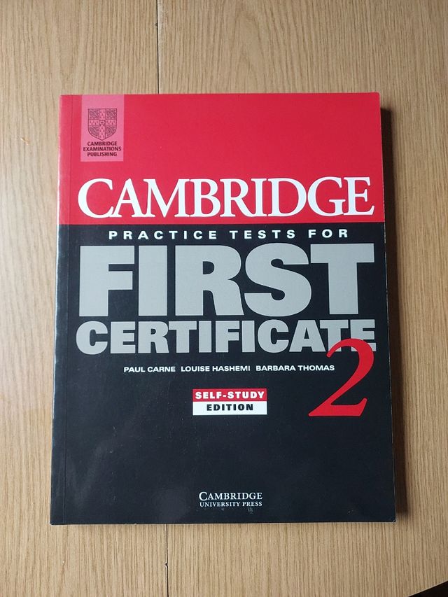 Cambridge practice tests for first certificate 2