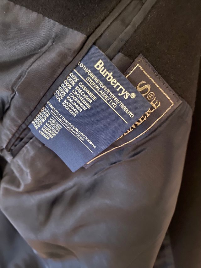 Cappotto Burberrys 100% Cashmere