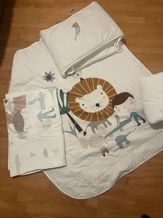Funda nordica y colcha cuna