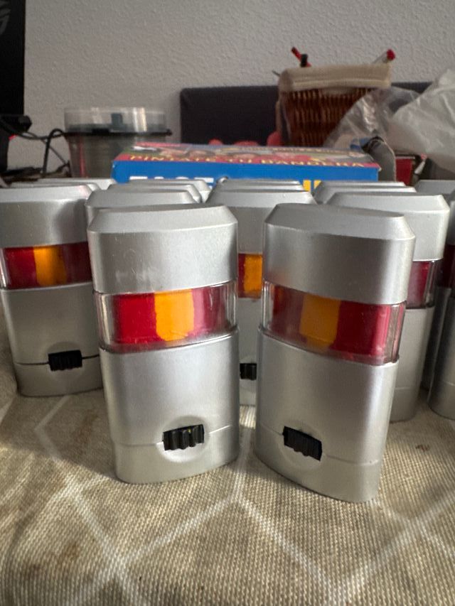 17 BARRAS DE PINTURA para la CARA BANDERA ESPAÑA