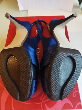 Zapatos azules fiesta T 37